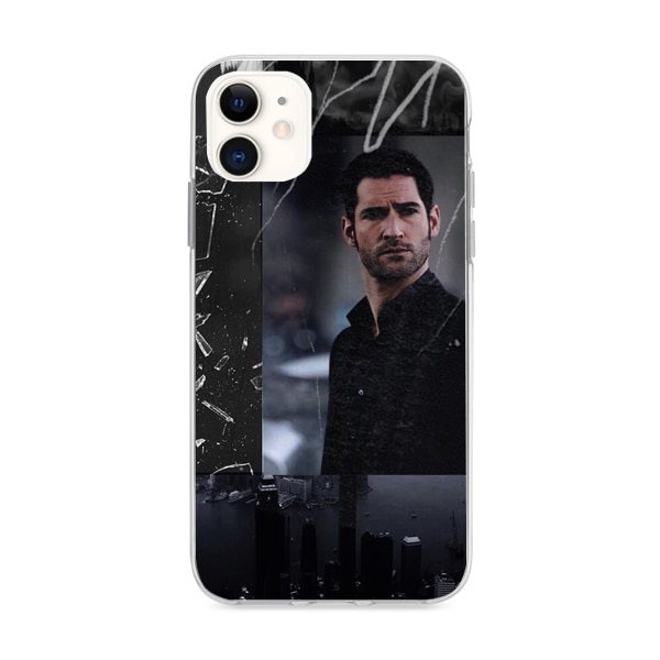 Husa din Silicon, Lucifer City Wings pentru iPhone 11, Multicolor