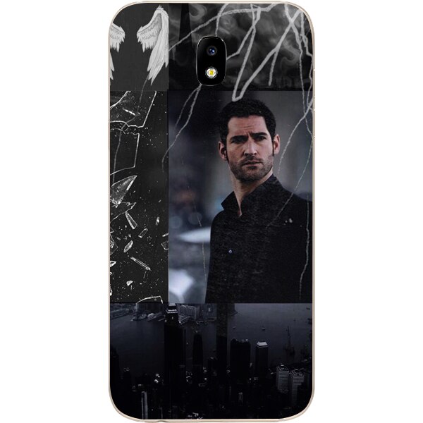 Husa din Silicon, Lucifer City Wings pentru Samsung Galaxy J5 (2017), Multicolor