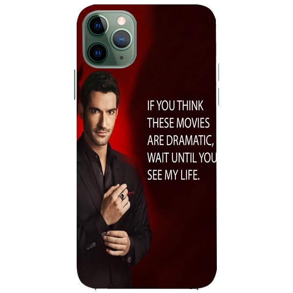 Husa din Silicon, Lucifer Dramatic pentru iPhone 11 Pro Max, Multicolor