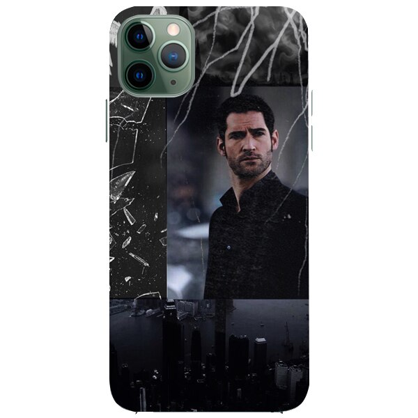 Husa din Silicon, Lucifer City Wings pentru iPhone 11 Pro Max, Multicolor