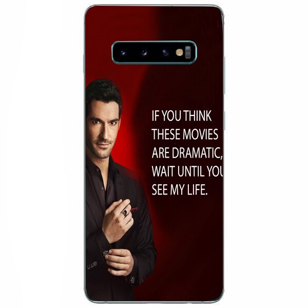 Husa din Silicon, Lucifer Dramatic pentru Samsung Galaxy S10 Plus, Multicolor