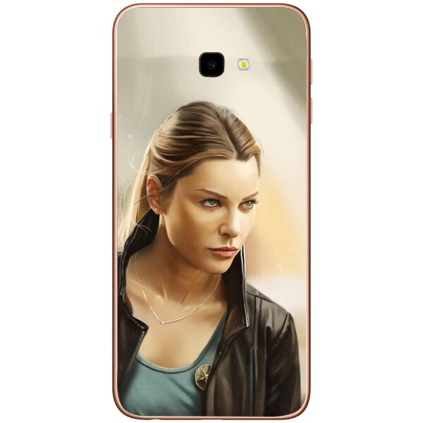 Husa din Silicon, Lucifer Chloe Decker pentru Samsung Galaxy J4 Plus, Multicolor