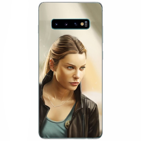 Husa din Silicon, Lucifer Chloe Decker pentru Samsung Galaxy S10, Multicolor