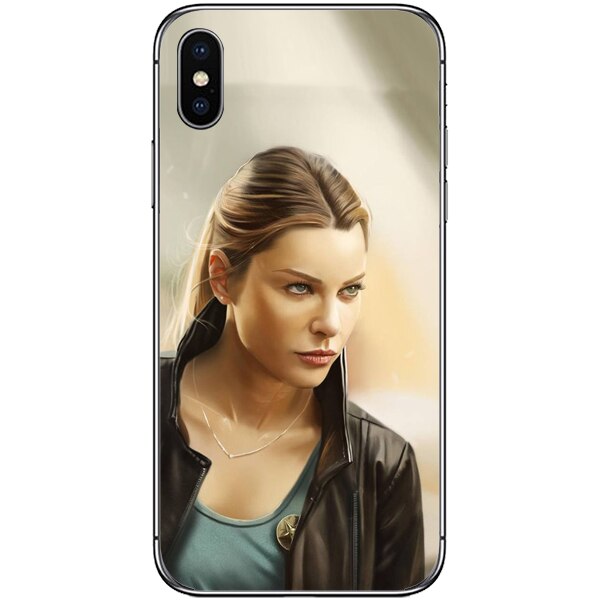 Husa din Silicon, Lucifer Chloe Decker pentru iPhone XS Max, Multicolor