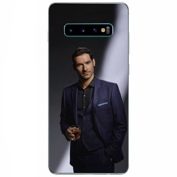 Husa din Silicon, Lucifer Cheers pentru Samsung Galaxy S10, Multicolor