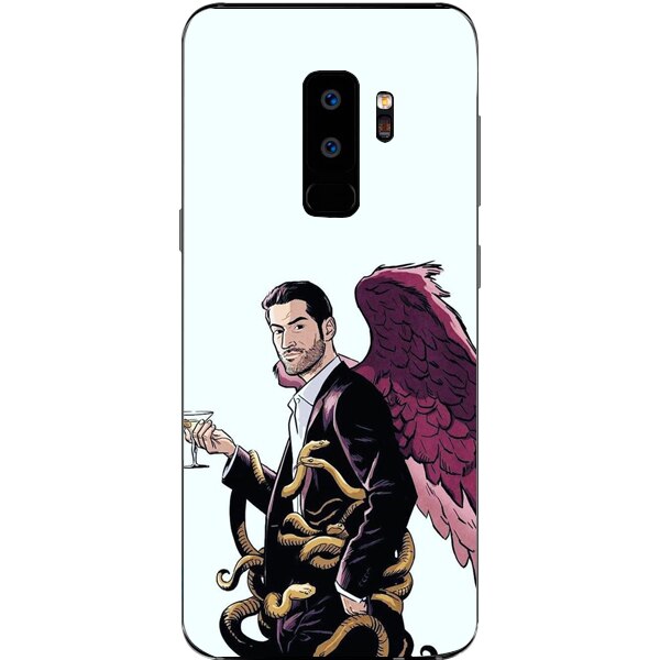 Husa din Silicon, Lucifer Cartoon pentru Samsung Galaxy S9 Plus, Multicolor