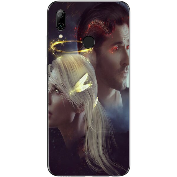 Husa din Silicon, Lucifer Chloe Decker And Lucifer pentru Huawei P Smart (2019), Multicolor