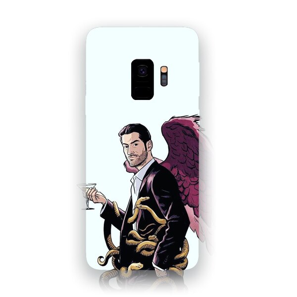 Husa din Silicon, Lucifer Cartoon pentru Samsung Galaxy S9, Multicolor