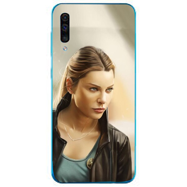 Husa din Silicon, Lucifer Chloe Decker pentru Samsung Galaxy A51, Multicolor
