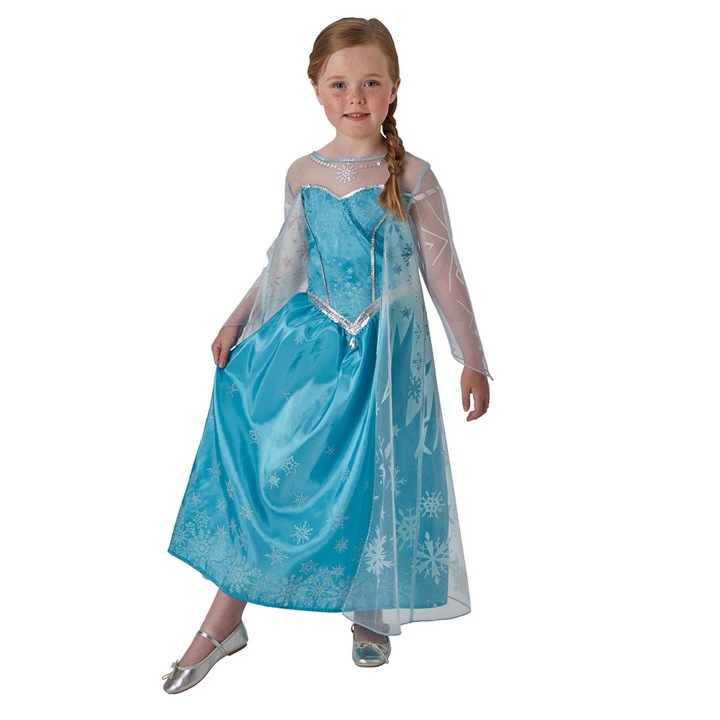 Costum carnaval Editie de lux Rubies Disney Princess Regatul de Gheata Elsa L