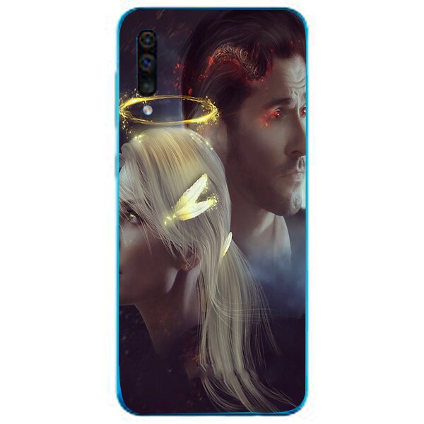 Husa din Silicon, Lucifer Chloe Decker And Lucifer pentru Samsung Galaxy A51, Multicolor