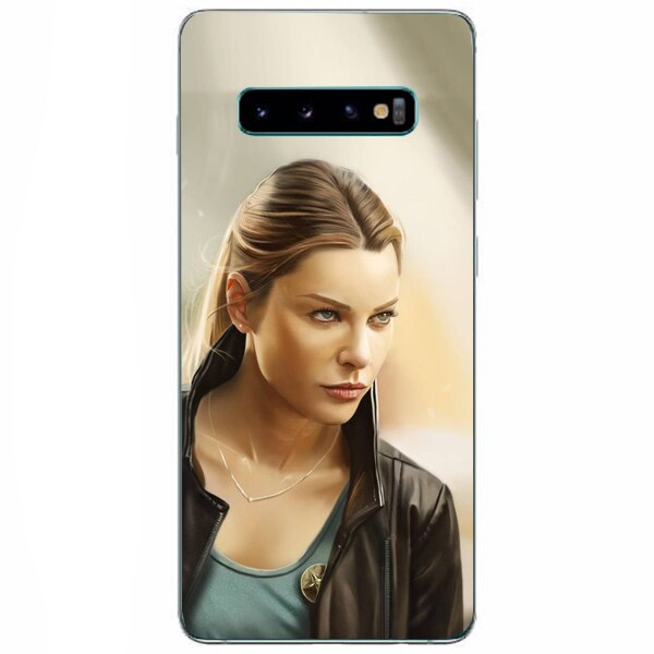 Husa din Silicon, Lucifer Chloe Decker pentru Samsung Galaxy S10 Plus, Multicolor