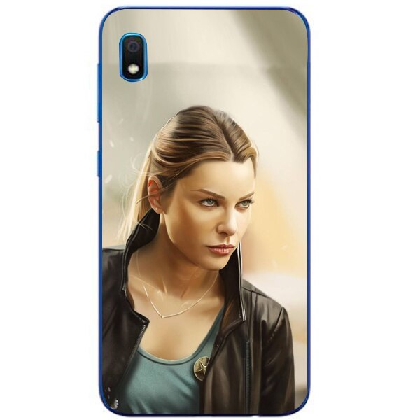 Husa din Silicon, Lucifer Chloe Decker pentru Samsung Galaxy A10, Multicolor