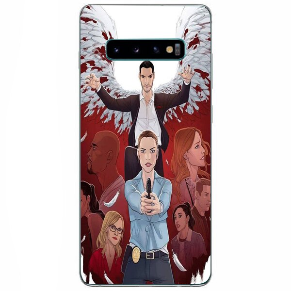 Husa din Silicon, Lucifer Bang pentru Samsung Galaxy S10 Plus, Multicolor