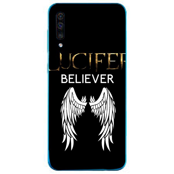 Husa din Silicon, Lucifer Believer pentru Samsung Galaxy A50, Multicolor
