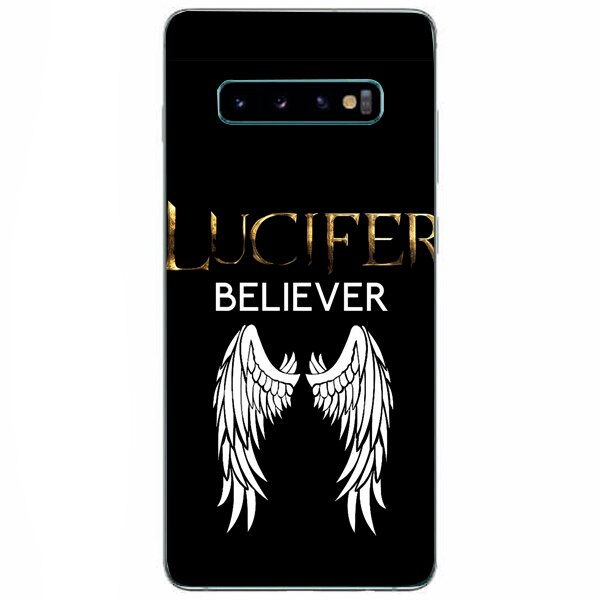 Husa din Silicon, Lucifer Believer pentru Samsung Galaxy S10 Plus, Multicolor