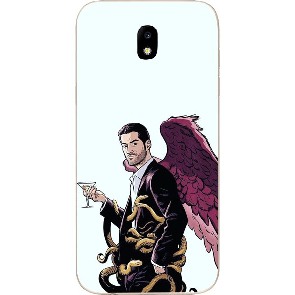 Husa din Silicon, Lucifer Cartoon pentru Samsung Galaxy J5 (2017), Multicolor