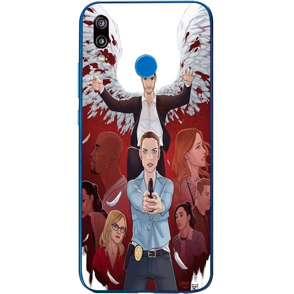 Husa din Silicon, Lucifer Bang pentru Huawei P20 Lite, Multicolor