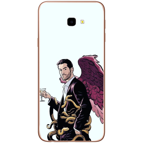 Husa din Silicon, Lucifer Cartoon pentru Samsung Galaxy J4 Plus, Multicolor