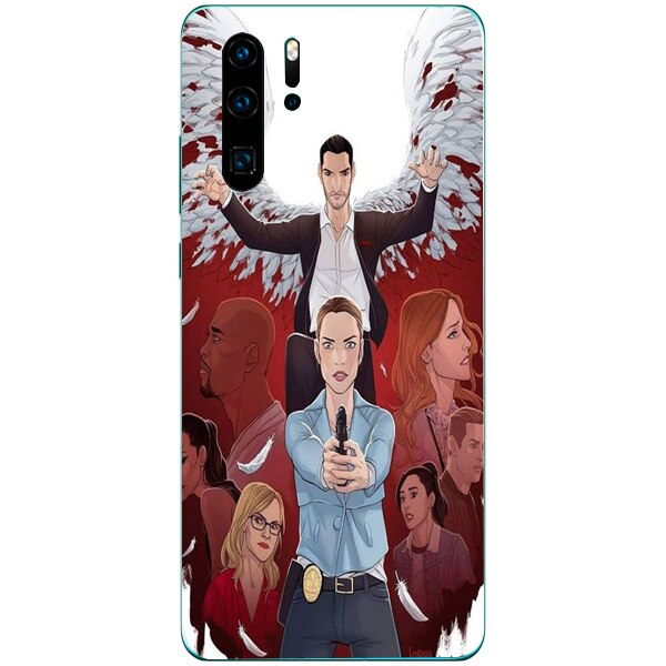 Husa din Silicon, Lucifer Bang pentru Huawei P30 Pro, Multicolor