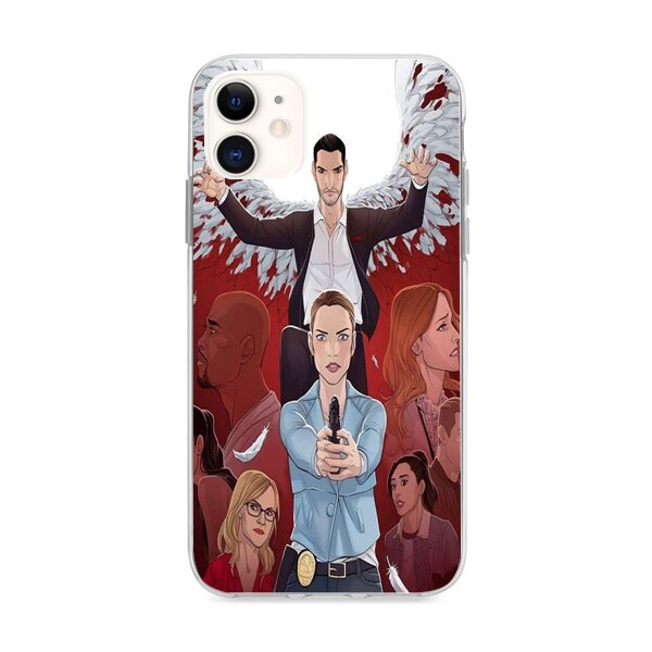 Husa din Silicon, Lucifer Bang pentru iPhone 11, Multicolor