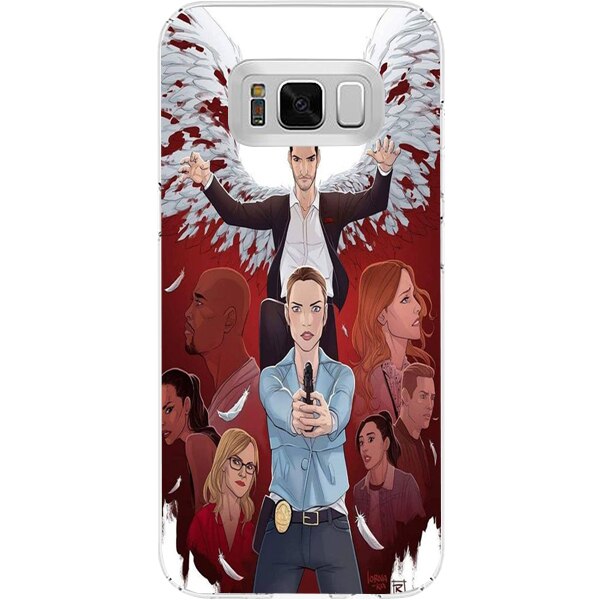 Husa din Silicon, Lucifer Bang pentru Samsung Galaxy S8, Multicolor