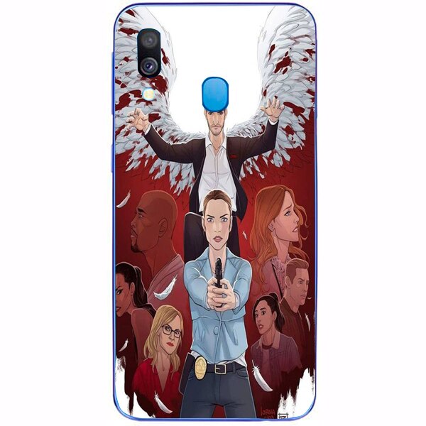 Husa din Silicon, Lucifer Bang pentru Samsung Galaxy A40, Multicolor