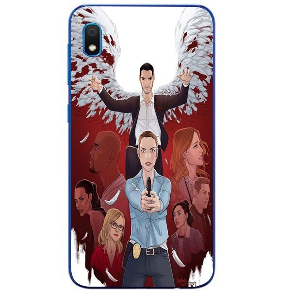 Husa din Silicon, Lucifer Bang pentru Samsung Galaxy A10, Multicolor