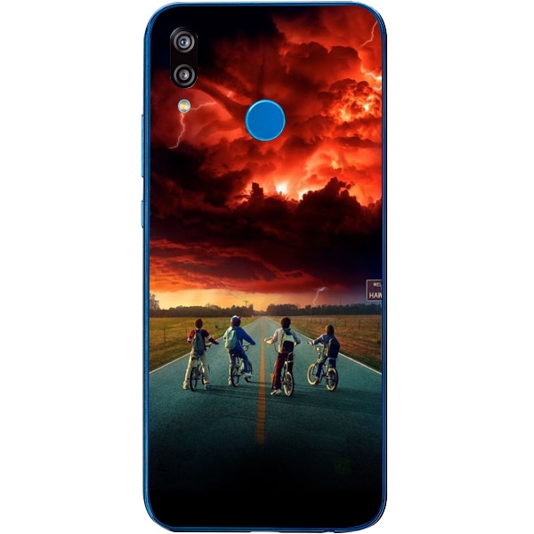 Husa din Silicon, Stranger Team pentru Huawei P20 Lite, Multicolor