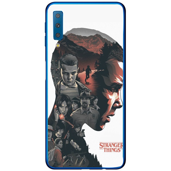 Husa din Silicon, Stranger Things Eleven pentru Samsung Galaxy A7 (2018), Multicolor