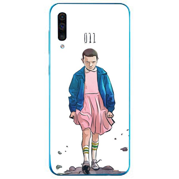 Husa din Silicon, Eleven pentru Samsung Galaxy A70, Multicolor