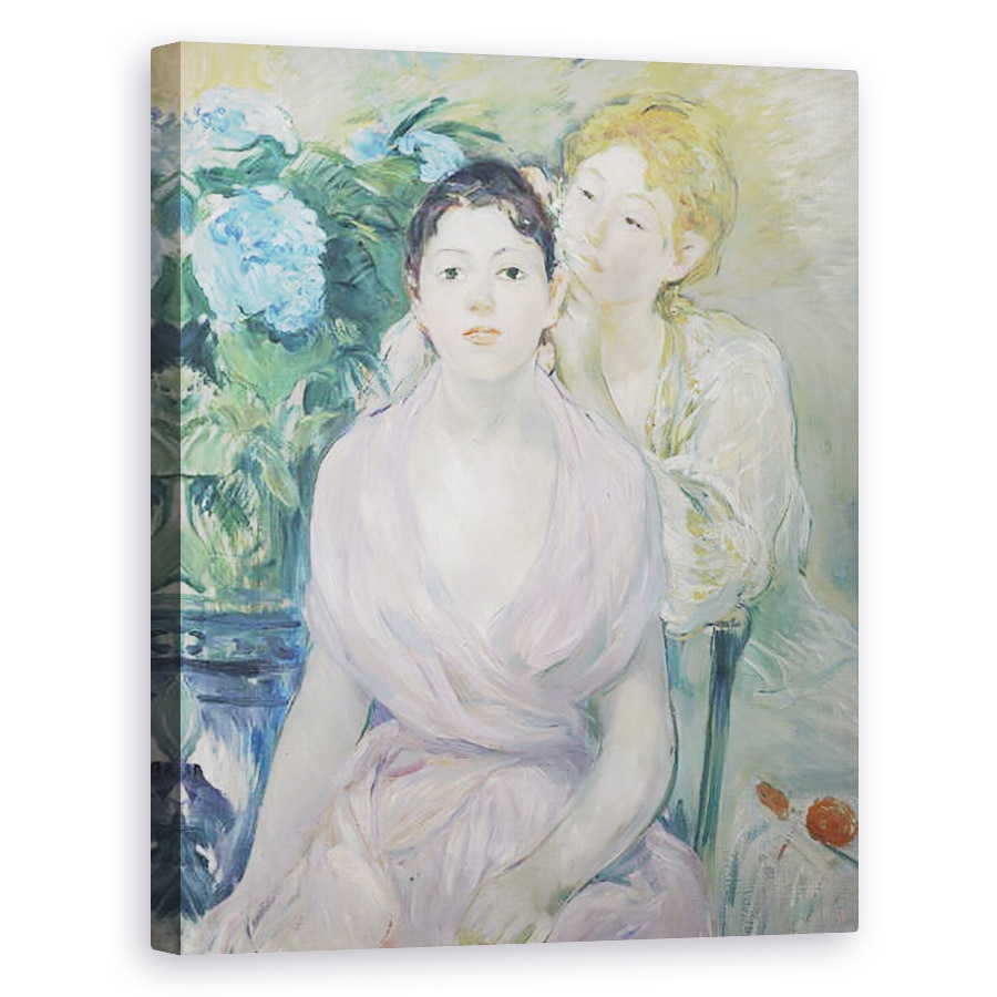 Tablou canvas - Berthe Morisot - Hortensia, sau cele doua surori, 40 x 50 cm