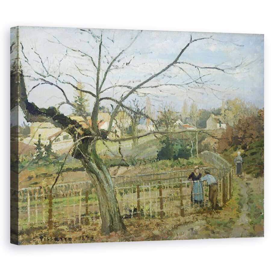 Tablou canvas - Camille Pissarro - Gardul, 60 x 75 cm