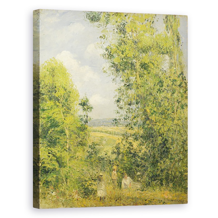 Tablou canvas - Camille Pissarro - O odihna in lunca, 40 x 50 cm