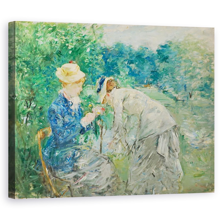 Tablou canvas - Berthe Morisot - in Bois de Boulogne, 40 x 50 cm