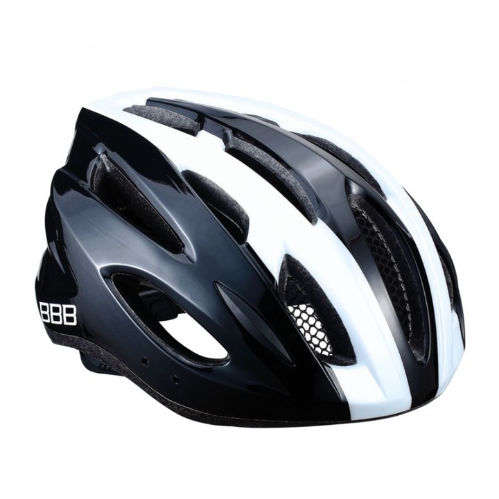 Casca BBB Condor BHE-35 negru/alb L (58-61.5 cm) 58-61 cm