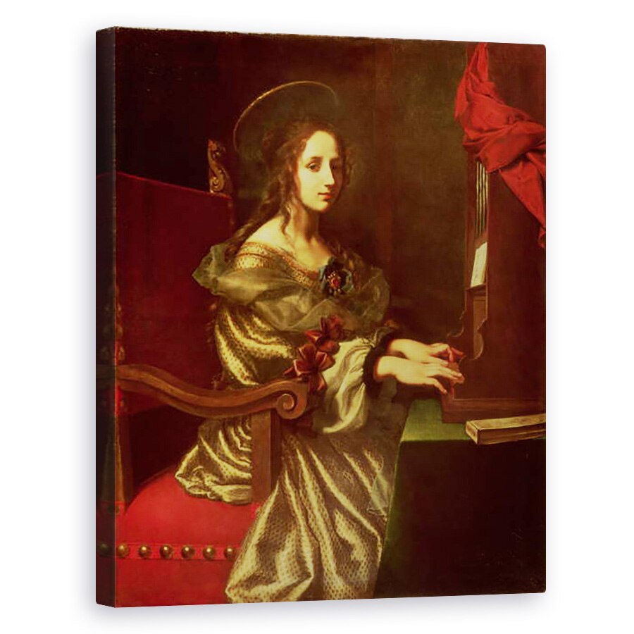 Tablou canvas - Carlo Dolci - Sfanta Cecilia, 40 x 50 cm