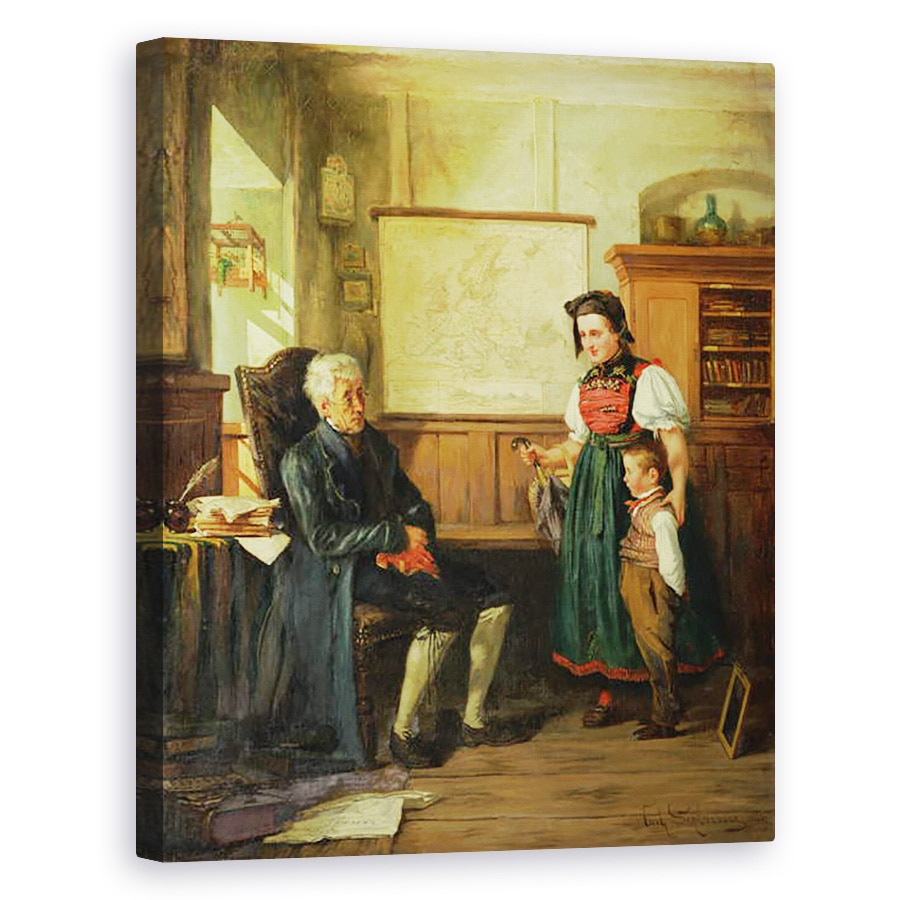 Tablou canvas - Carl Schlosser - Introducerea in practica, 40 x 50 cm