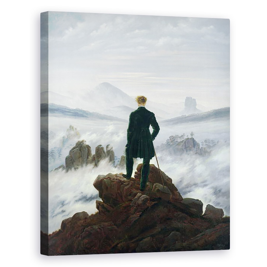 Tablou canvas - Caspar David Friedrich - Ratacitorul deasupra marii de ceata, 40 x 50 cm