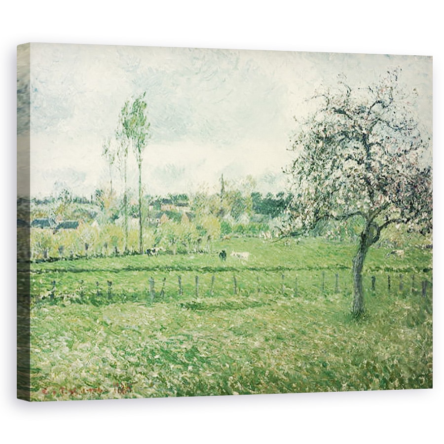 Tablou canvas - Camille Pissarro - Lunca la Eragny, 40 x 50 cm