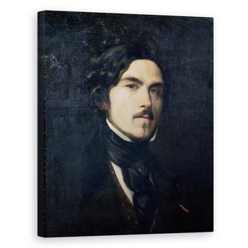 Tablou canvas - Charles Emile Callande de Champmartin - Eugene Delacroix 1798-1863 1840, 40 x 50 cm Tablou canvas - Charles Emile Callande de Champmartin - Eugene Delacroix 1798-1863 1840, 40 x 50 cm