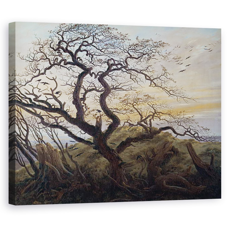 Tablou canvas - Caspar David Friedrich - Copacul Ciorilor, 60 x 75 cm