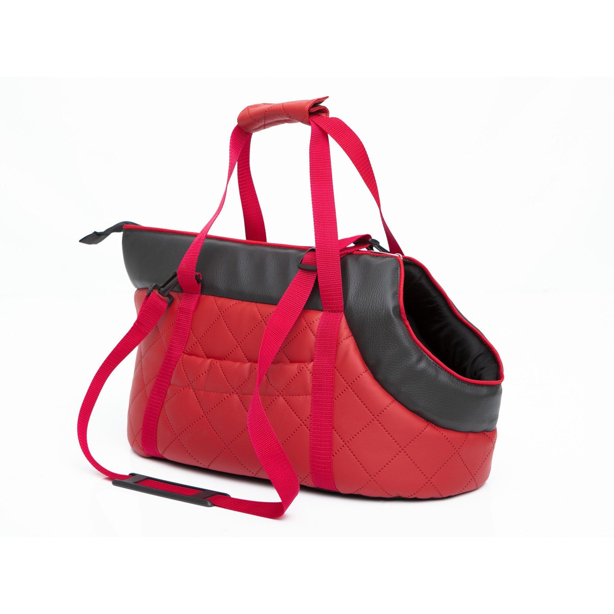 Geanta de transport pentru animale, Hobbydog, Rosu, Marimea 2 - 25x43x27 cm