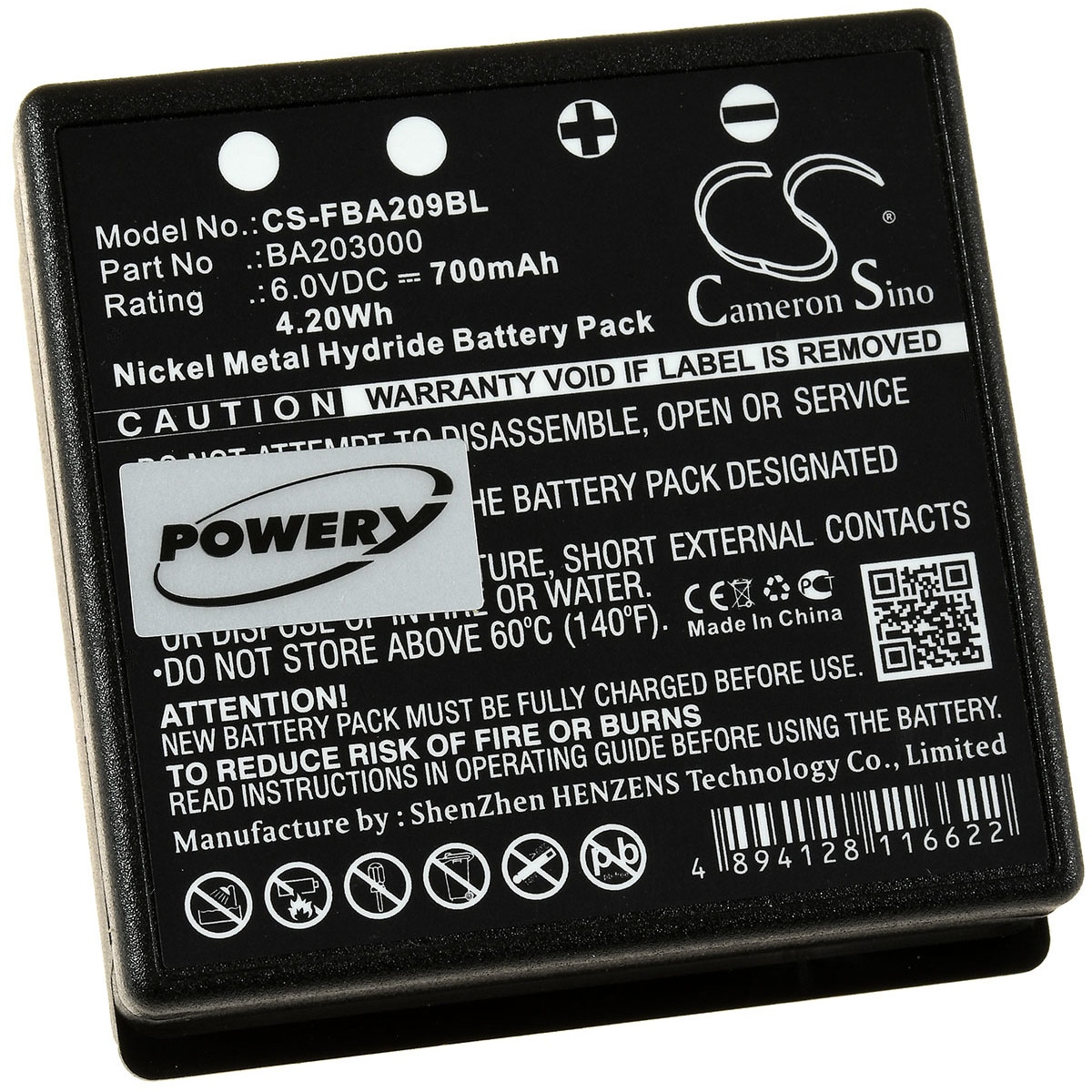 Acumulator compatibil HBC model PM237745002