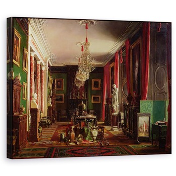 Tablou canvas - Charles Giraud - Interiorul Oficiului lui Alfred Emilien 1811-92 Conte de Nieuwerkerke, director general al Muzeelor Imperiale, la Luvru, 60 x 75 cm Tablou canvas - Charles Giraud - Interiorul Oficiului lui Alfred Emilien 1811-92 Conte de Nieuwerkerke, director general al Muzeelor Imperiale, la Luvru, 60 x 75 cm