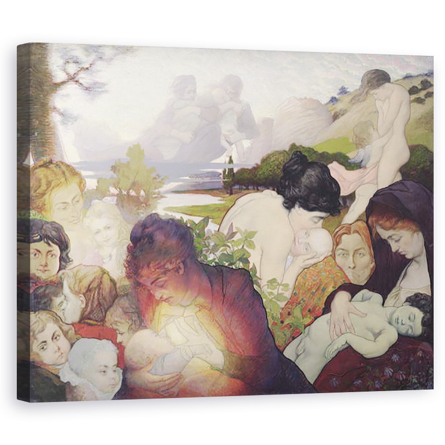 Tablou canvas - Charles Maurin - Maternitate, 40 x 50 cm