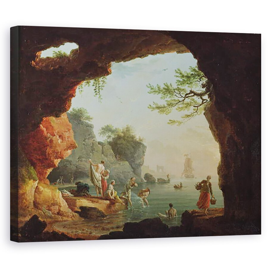 Tablou canvas - Claude Joseph Vernet - Saldatorii, 40 x 50 cm