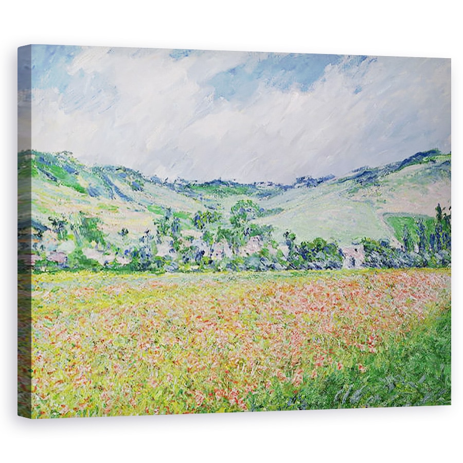 Tablou canvas - Claude Monet - Campul de mac langa Giverny, 40 x 50 cm