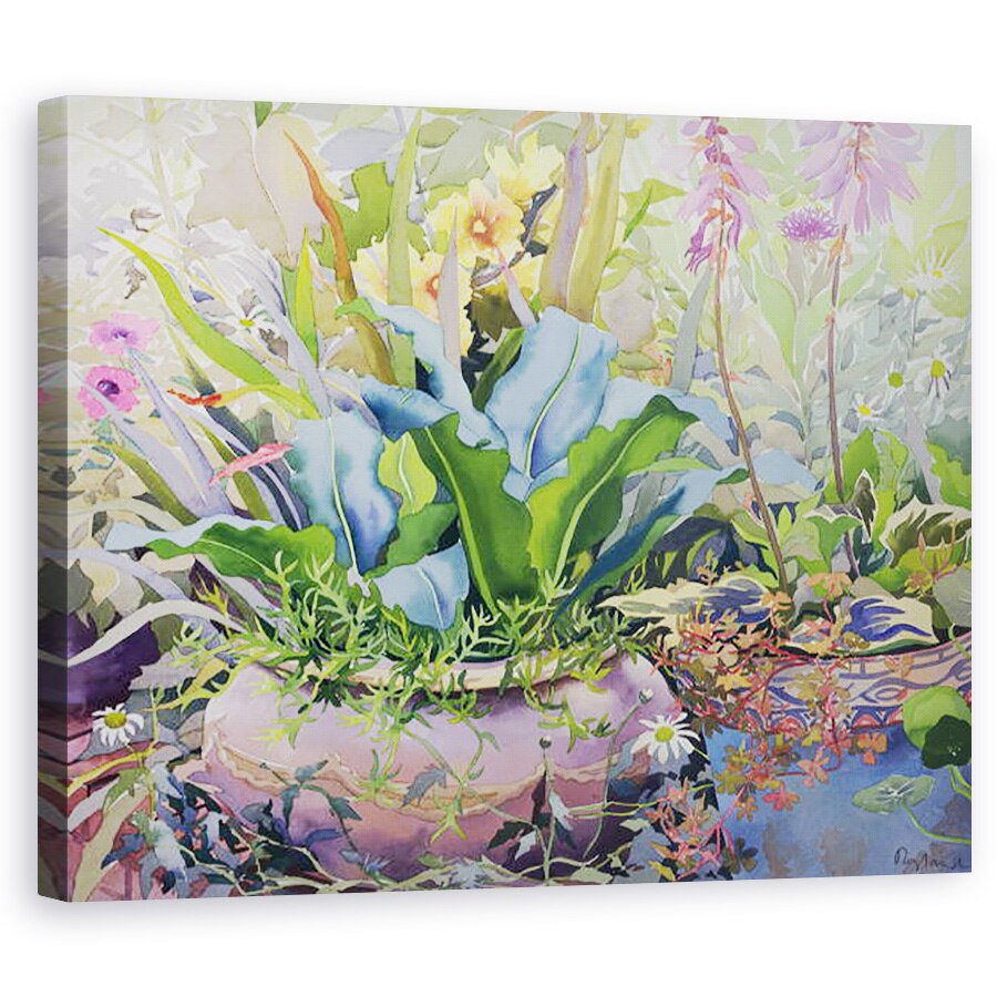 Tablou canvas - Christopher Ryland - Gradina cu plante, 40 x 50 cm