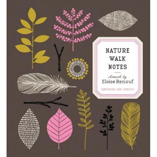 Nature Walk Notes - Artwork by Eloise Renouf: Contains 250 Sheets